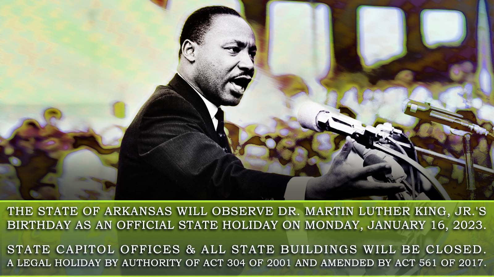 Dr. Martin Luther King, Jr. Day 2023 Arkansas House of Representatives